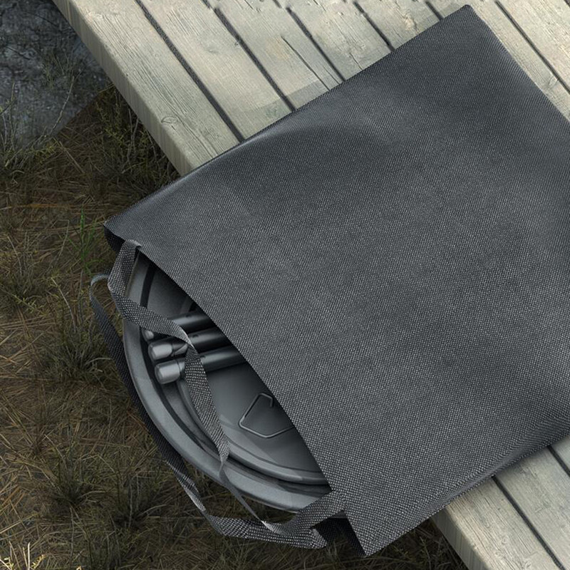 Υπερελαφρύ στρογγυλό τραπέζι κάμπινγκ με ελαφριά βάση Φορητό πτυσσόμενο τραπέζι με ρυθμιζόμενα πόδια για πικνίκ εσωτερικού/εξωτερικού χώρου