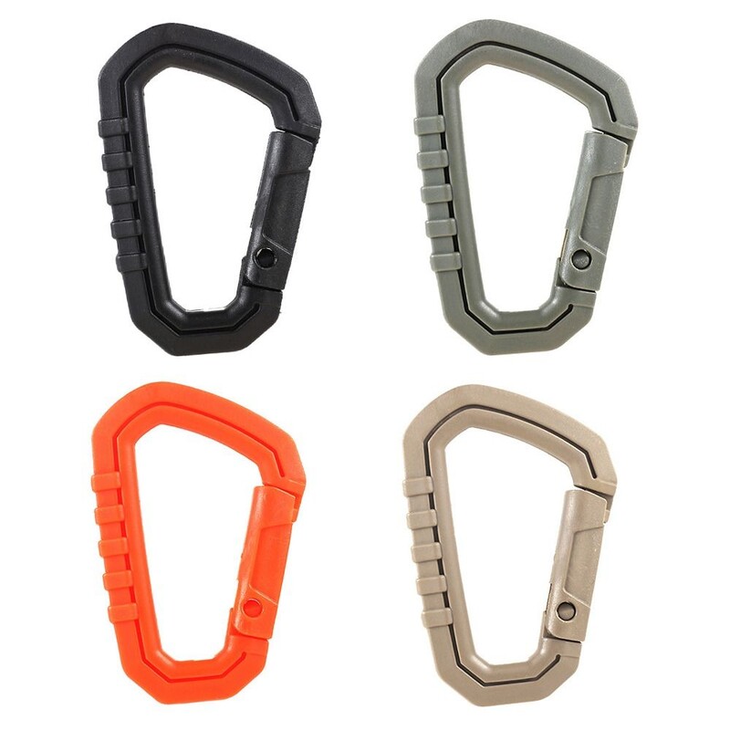 2 τμχ Καραμπίνερ αναρρίχησης υψηλής ποιότητας Πρακτικές πόρπες πολύχρωμες σακίδιο πλάτης με πόρπες Κάμπινγκ Πεζοπορία Αξεσουάρ αναρρίχησης Outdoo