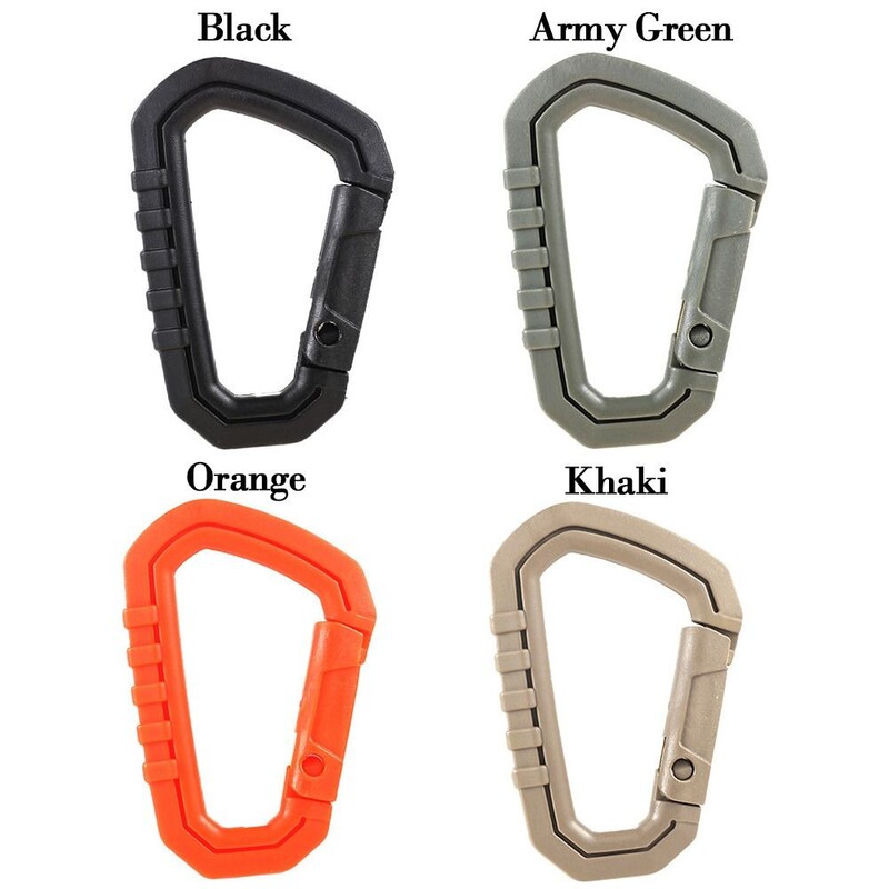 2 τμχ Καραμπίνερ αναρρίχησης υψηλής ποιότητας Πρακτικές πόρπες πολύχρωμες σακίδιο πλάτης με πόρπες Κάμπινγκ Πεζοπορία Αξεσουάρ αναρρίχησης Outdoo