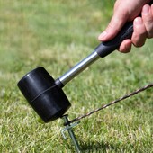 1 kom. Gumeni čekić Gumeni čekić za kolce za šator Obrada drveta Kampiranje