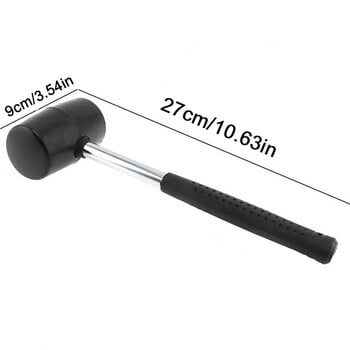 1 τμχ Rubber Mallet Hammer Rubber Mallet for Ten Stakes Ξυλουργική Κάμπινγκ