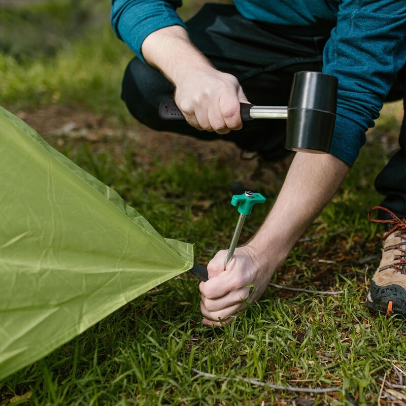 1 kom. Gumeni čekić Gumeni čekić za kolce za šator Obrada drveta Kampiranje