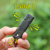 150DB dvostruka cijevna visokofrekventna zviždaljka za preživljavanje s visokim decibelima Spašavanje na otvorenom Čelik Metal Survie pribor Alat za planinarenje Putovanje