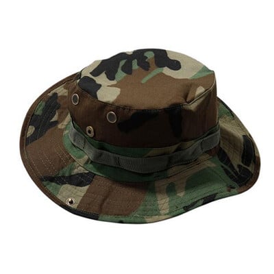 Tactical Airsoft Military Boonie Cap Hat Army Outdoor Sports Men Cotton Camo Cap Paintball Sniper Κάδος Καπέλα κυνηγιού Καπέλο πεζοπορίας