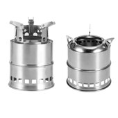 Εξωτερική σόμπα καυσόξυλων Φορητή πτυσσόμενη ξυλόσομπα από ανοξείδωτο χάλυβα Ξυλόσομπα για κάμπινγκ πικνίκ αντιανεμικό μπάρμπεκιου