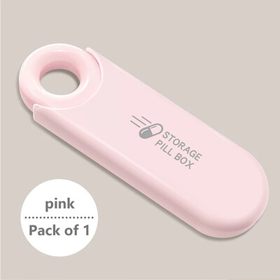 Φορητό πολύχρωμο 3 Χώροι Ιατρική Θήκη Υγειονομικής περίθαλψης Θήκη Δοχείου Διαχωριστικά κουτιού χαπιών Ταξιδιωτικό κουτί χαπιών Μικροσκοπικό κουτί εύκολο στη μεταφορά