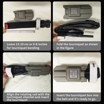 Tourniquet Cat Storage Box Τσάντα MOLLE Medical Package Εξοπλισμός έκτακτης ανάγκης εξωτερικού χώρου για αίμα