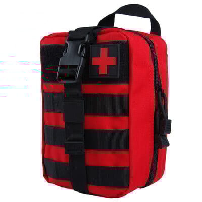 Trusă de prim-ajutor de supraviețuire Container de călătorie Pânză Oxford Pachet de talie tactic rezistent la apă Alpinism în aer liber Echipament de camping Geantă sigură