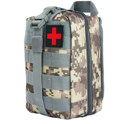 Trusă de prim-ajutor de supraviețuire Container de călătorie Pânză Oxford Pachet de talie tactic rezistent la apă Alpinism în aer liber Echipament de camping Geantă sigură