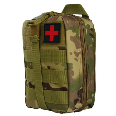 Trusă de prim-ajutor de supraviețuire Container de călătorie Pânză Oxford Pachet de talie tactic rezistent la apă Alpinism în aer liber Echipament de camping Geantă sigură