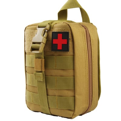 Trusă de prim-ajutor de supraviețuire Container de călătorie Pânză Oxford Pachet de talie tactic rezistent la apă Alpinism în aer liber Echipament de camping Geantă sigură