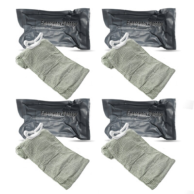 1 buc/4 buc Pansament hemostatic pentru traumatisme de prim ajutor Pansament tactic pentru antrenament de prim ajutor Pansament de tifon în aer liber 4 inchi/6 inci