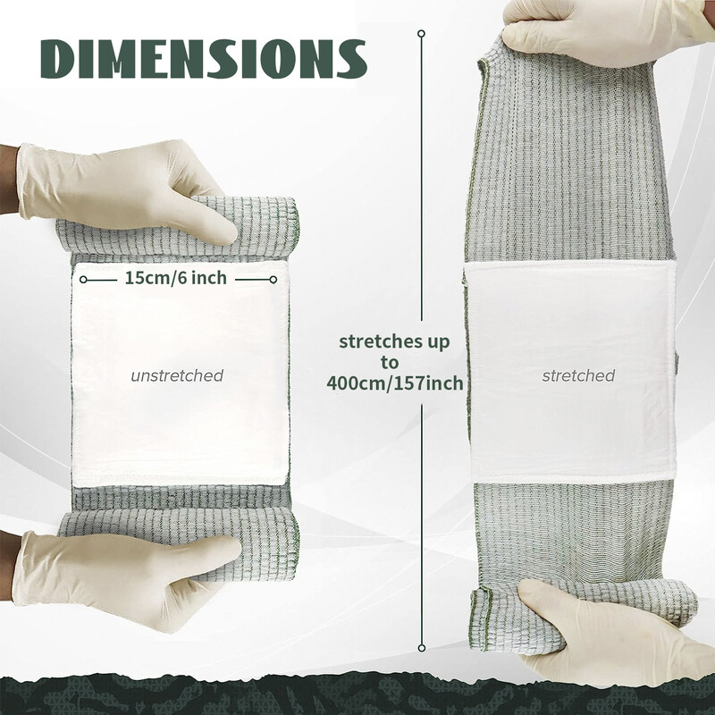 1 buc/4 buc Pansament hemostatic pentru traumatisme de prim ajutor Pansament tactic pentru antrenament de prim ajutor Pansament de tifon în aer liber 4 inchi/6 inci