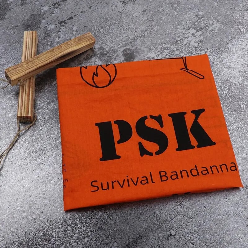 Cyklistická a jazdecká štvorcová šatka na prežitie, ochrana krku, čelenka, kempingová šatka na prežitie, sprievodca prežitím, všestranné turistické šatky pre mužov a ženy