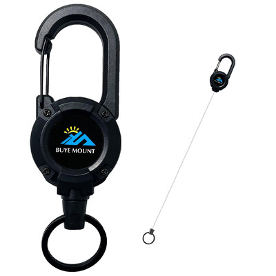 Αναδιπλούμενο μπρελόκ, βαρέως τύπου καραμπίνερ θήκη, αναδιπλούμενη θήκη σήματος Tactical ID Μπρελόκ καρουλιού σήματος εξωτερικού χώρου