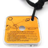 Oglindă de semnalizare Oglinzi reflectorizante multifuncționale de urgență de prim ajutor acrilic Tabără practică în aer liber pentru bărci Heliograf