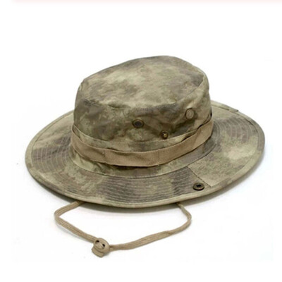 Καπέλο Tactical Boonie USMen Cotton Camo Cap Paintball Airsoft Sniper Bucket Caps Ψάρεμα υπαίθριο κυνήγι Καπέλο πεζοπορίας