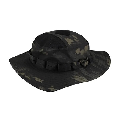 Καμουφλάζ Tactical Hats Mesh Bucket Multicam Αντηλιακό Καλοκαιρινό αναπνεύσιμο καπέλα Κυνήγι Πεζοπορία υπαίθριο ψαρά στην παραλία Sunhat