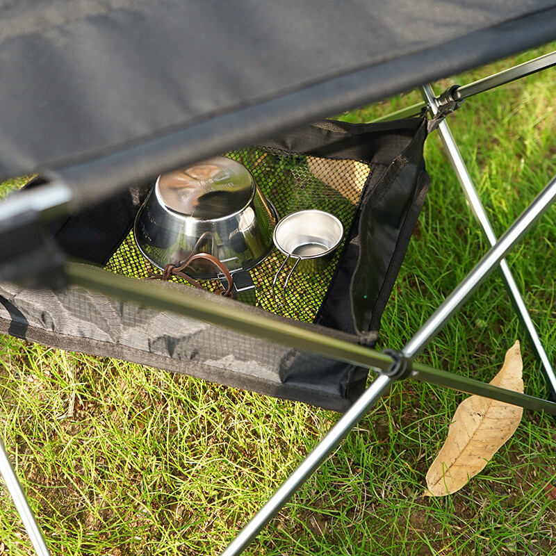 Lauko sulankstomo stalo laikymo tinklelis, nešiojamasis universalus pakabinamas tinklinis krepšelis lauko iškylų stovyklavimui lauko įrankiai