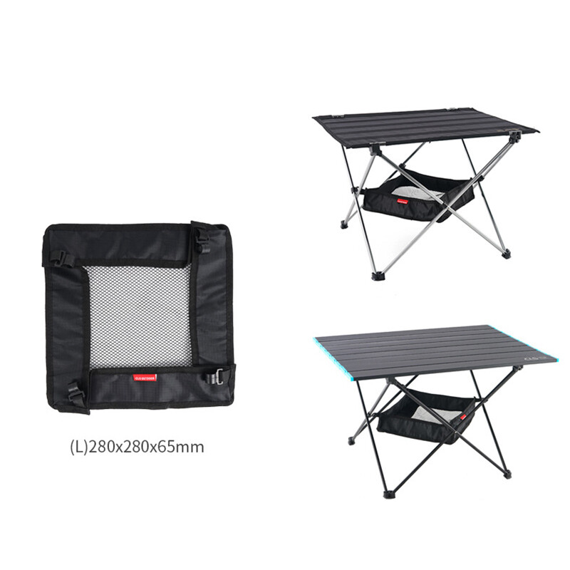 Lauko sulankstomo stalo laikymo tinklelis, nešiojamasis universalus pakabinamas tinklinis krepšelis lauko iškylų stovyklavimui lauko įrankiai