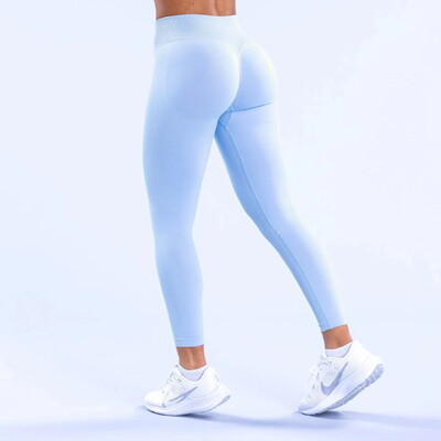 NCLAGEN Κολάν χωρίς ραφές Impact Band Αθλητικά Γυναικεία Ρούχα Γυμναστήριο Στολή Παντελόνι γιόγκα Squat Proof Fitness Scrunch Bum καλσόν