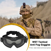 Προστατευτικά γυαλιά Διαφανής φακός Γυαλιά Paintball Airsoft με Micro Fan, ανθεκτικά στις γρατσουνιές, προστατευτικά γυαλιά ματιών