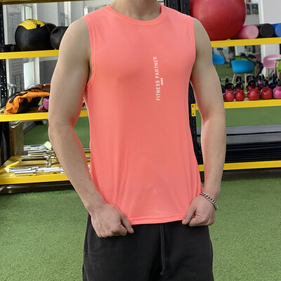 2024 Bodybuilding mrežaste majice bez rukava za trčanje Muškarci Vježbanje u teretani Fitness majica bez rukava Muška potkošulja koja se brzo suši Ljetni sportski prsluk
