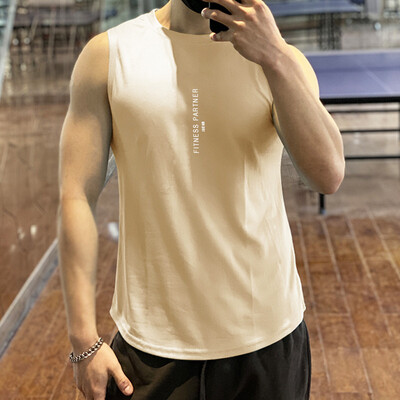 2024 Bodybuilding mrežaste majice bez rukava za trčanje Muškarci Vježbanje u teretani Fitness majica bez rukava Muška potkošulja koja se brzo suši Ljetni sportski prsluk