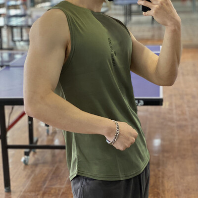 2024 Bodybuilding mrežaste majice bez rukava za trčanje Muškarci Vježbanje u teretani Fitness majica bez rukava Muška potkošulja koja se brzo suši Ljetni sportski prsluk