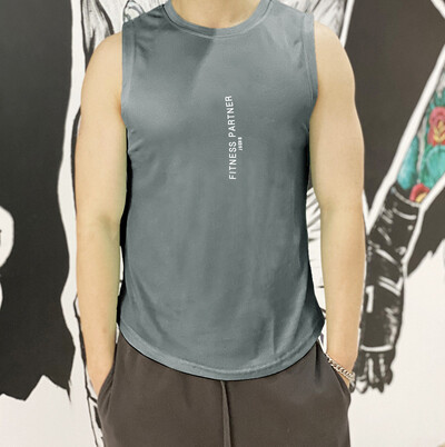 2024 Bodybuilding mrežaste majice bez rukava za trčanje Muškarci Vježbanje u teretani Fitness majica bez rukava Muška potkošulja koja se brzo suši Ljetni sportski prsluk