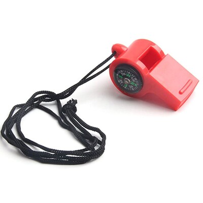 Daugiafunkcis 3 viename 1/4 viename temperatūros mini kompasas, švilpukas, navigacijos karabinas, lauko stovyklavimas, žygių išgyvenimo įrankio priedas