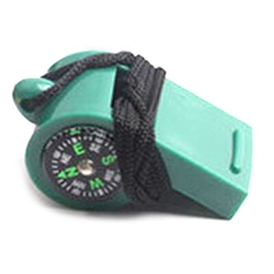 Daugiafunkcis 3 viename 1/4 viename temperatūros mini kompasas, švilpukas, navigacijos karabinas, lauko stovyklavimas, žygių išgyvenimo įrankio priedas