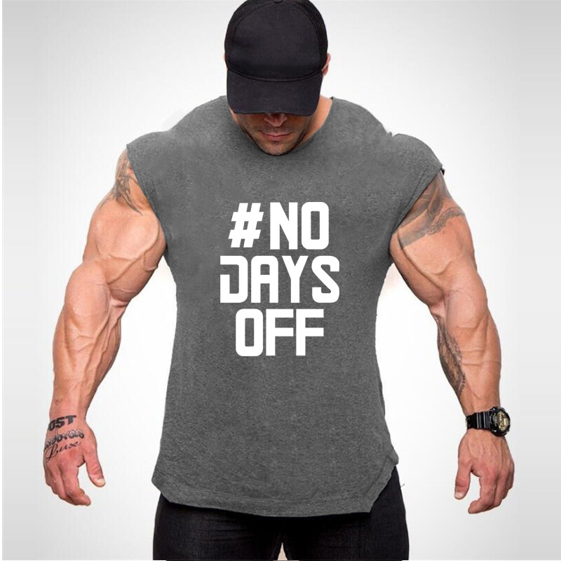 Nova majica bez rukava za teretanu, ljetna marka, pamučna majica bez rukava, ležerna modna majica bez rukava za fitness, muška odjeća za bodybuilding