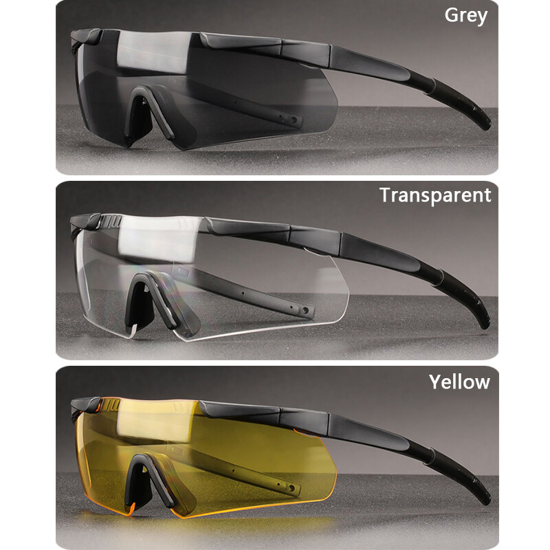 Set taktičkih naočala s 3 leće Otporne na vjetar Otporne na prašinu CS Vojne streljačke Sunčane naočale otporne na metke Motociklističke planinarske naočale