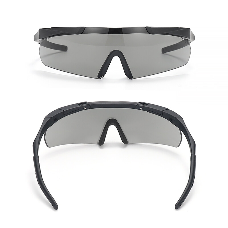 Set taktičkih naočala s 3 leće Otporne na vjetar Otporne na prašinu CS Vojne streljačke Sunčane naočale otporne na metke Motociklističke planinarske naočale