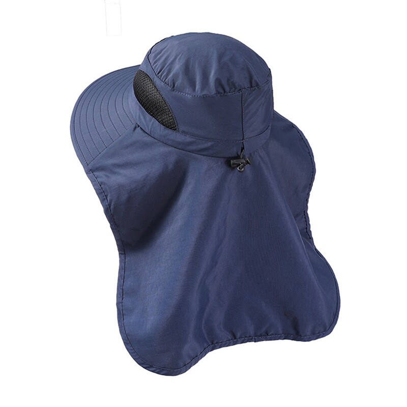 Šešir za sunčanje s preklopom oko vrata, UV zaštitom, šešir za planinarenje na otvorenom, prozračna mrežasta ribarska kapa širokog oboda