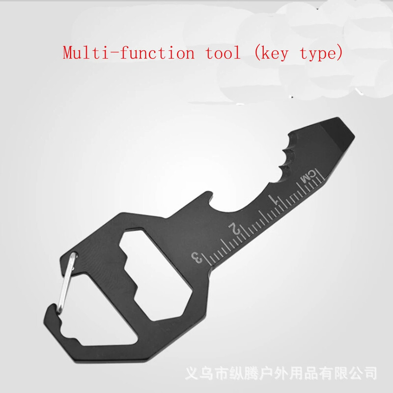 Κάρτα εργαλείων EDC Πολυλειτουργικό μπρελόκ ανοιχτήρι μπουκαλιών Εξάγωνο κρεμαστό φορητό κατσαβίδι Μίνι εργαλείο ψαρέματος Εργαλείο ψαρέματος Τακτικές κάμπινγκ