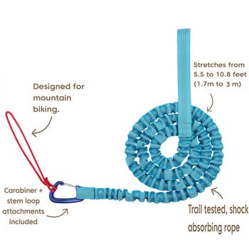 Σχοινί ρυμούλκησης ποδηλάτου Σχοινί έλξης ποδηλάτου ποδήλατο βουνού γονέα-παιδιού σχοινί έλξης Βολικό σχοινί τρέιλερ