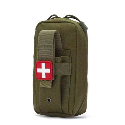 Pirmās palīdzības komplekts Medical EDC Pouch Tactical MOLLE Outdoor Medical Bag Tourniquet Šķēres Jostas soma 1000D žņaugu turētājs