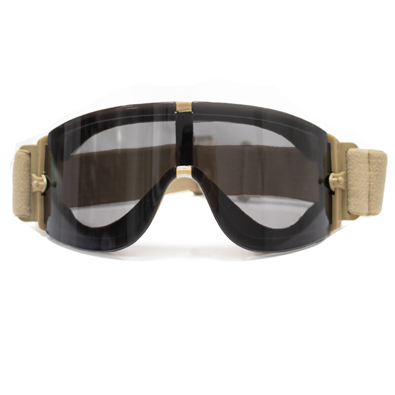 Τακτικά γυαλιά X800 για κυνήγι πεζοπορίας Airsoft Paintball, Προστατευτικά γυαλιά ματιών, Γυαλιά ηλίου Airsoft εξωτερικού χώρου, 3 φακοί