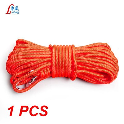 Hegymászó kültéri segédkötél túrázás túrázás kiegészítők vonókötél 6 mm-20 m átmérőjű nagy szilárdságú zsinór biztonsági kötél