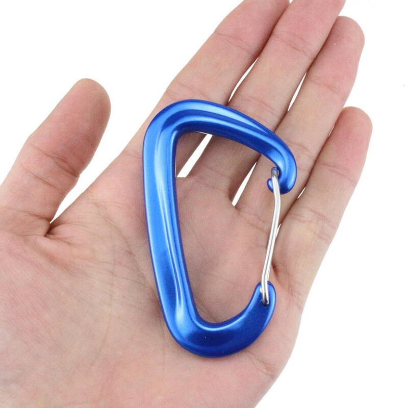 Karabiner Visoke čvrstoće 7075 aluminijske legure Pričvršćivači za penjanje Sigurnosni pričvršćivači za viseću mrežu Pričvršćivači za penjanje Karabiner
