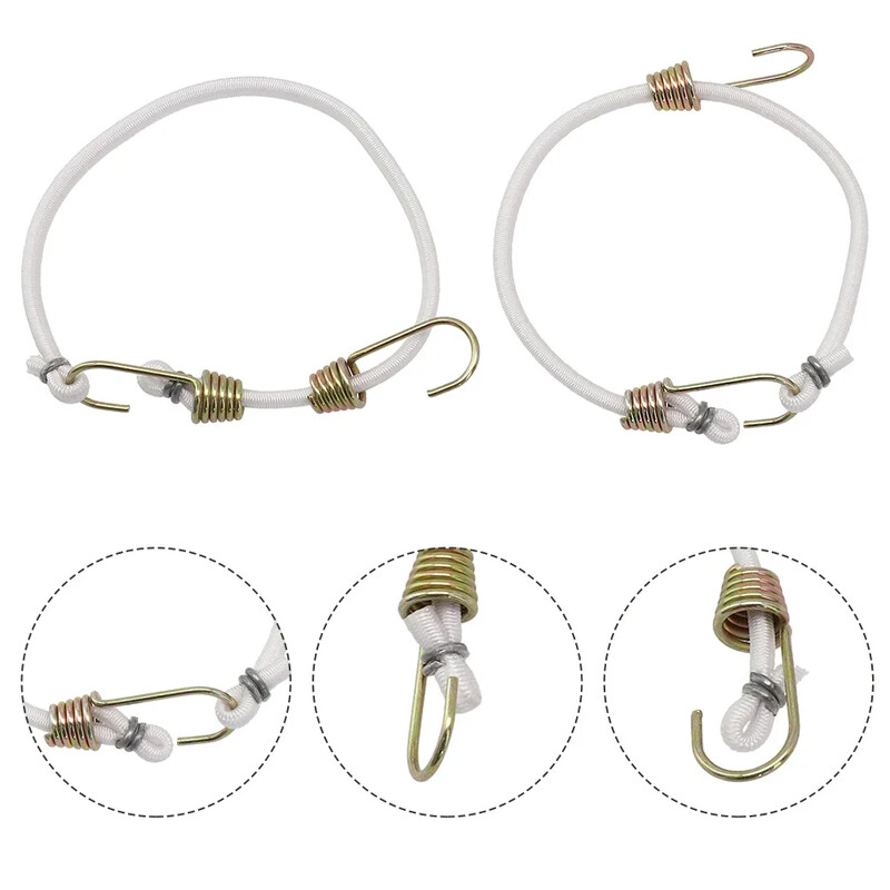 30 cm lano elastické bungee šnúry rybárske turistické zväzky odolné poľovnícke latexové balenie 10 náhradných praktických