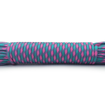 Νέα χρώματα Υψηλής ποιότητας Paracord 550 Rope Type III 9 Stand 100FT Paracord Cord Rope Kit Survival Χονδρικό για πεζοπορία σε κάμπινγκ