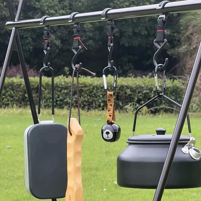 Clopoței de vânt de camping în aer liber Rucsacuri de drumeție clopote atârnate brelocuri decorative ambientale pandantive mici