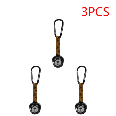 3/2/1PCS Κρεμαστό μενταγιόν σκηνής κάμπινγκ Little Bear Bell Chimes Εξαιρετικά ελαφριά ατμόσφαιρα Διακοσμητικό πάρτι αυτοκινήτου Παράθυρο ρετρό χαριτωμένο μενταγιόν