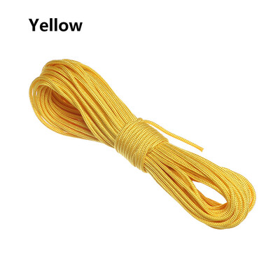 Διάμετρος 3mm Paracord 550 Σχοινί 5/10/20 μέτρα μήκος Paracord Cord Tent Σχοινιά Κιτ επιβίωσης για πεζοπορία Camping 10 Χρώματα