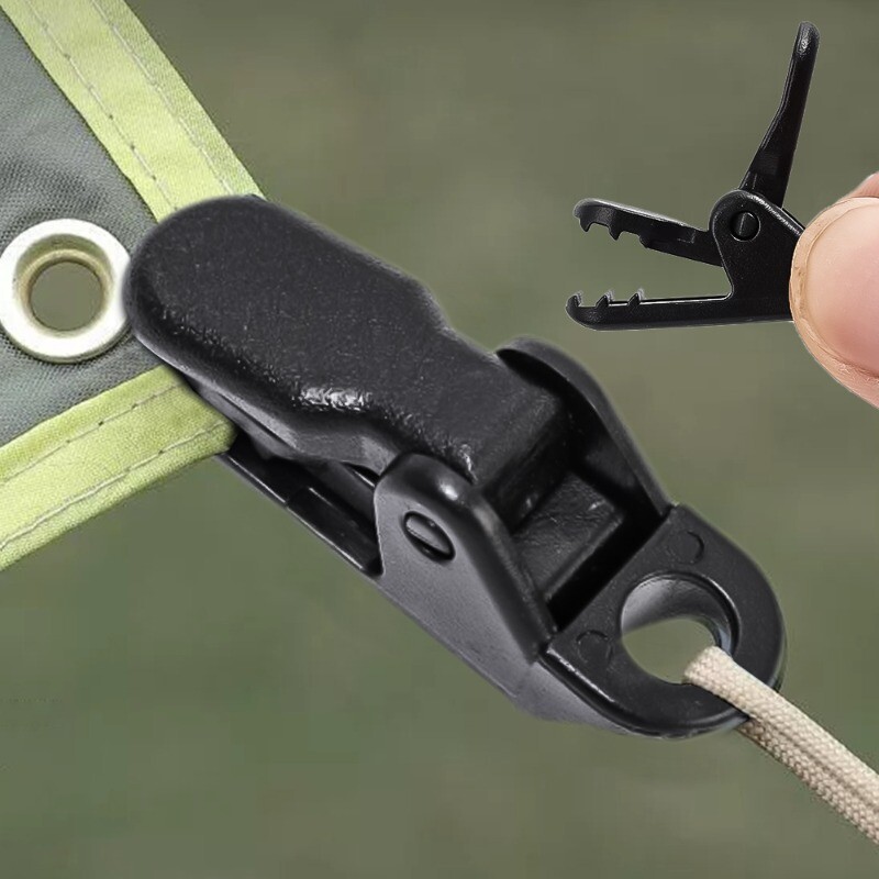10/20 gab Markīzes Skavas Brezenta Skavas Snap Pakaramie Telts kempings Izdzīvošanas Pievilkšanas rīks Brezenta saspraudes roktura āķis āra nometnes pārgājienam