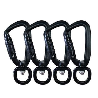 4KN 360° rotirajući spinner karabiner zakretna karabinerska kopča Kuka za povodac za kućne ljubimce Mali karabiner s automatskim zaključavanjem Viseća kopča