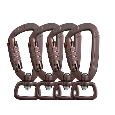 4KN 360° rotirajući spinner karabiner zakretna karabinerska kopča Kuka za povodac za kućne ljubimce Mali karabiner s automatskim zaključavanjem Viseća kopča
